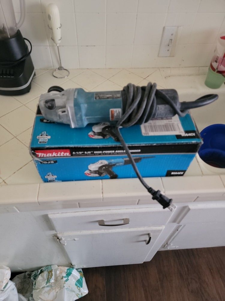 Cable Grinder 4 1/2 SJS High Power Angle Grinder