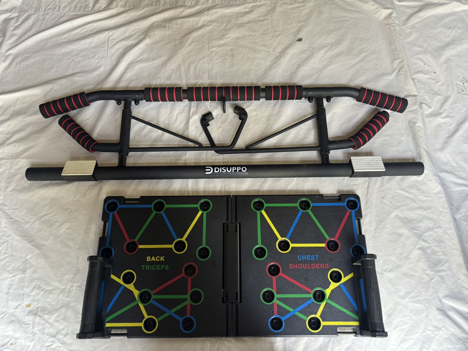 Disuppo Pull Up Bar & Push Up Board