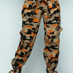 Camo bag pants