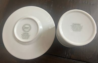 Dansk set of 12 coffee cups and saucers
