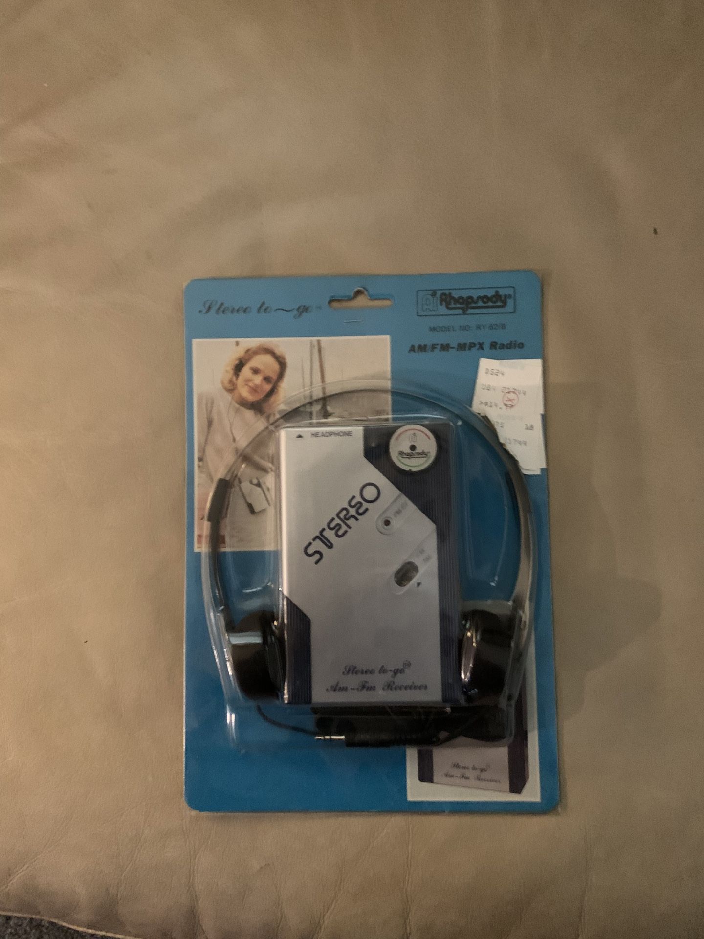 Retro 1980s Headset w/AM/FM Radio - Cash Only and Local Pick Up Only (RDU Area)