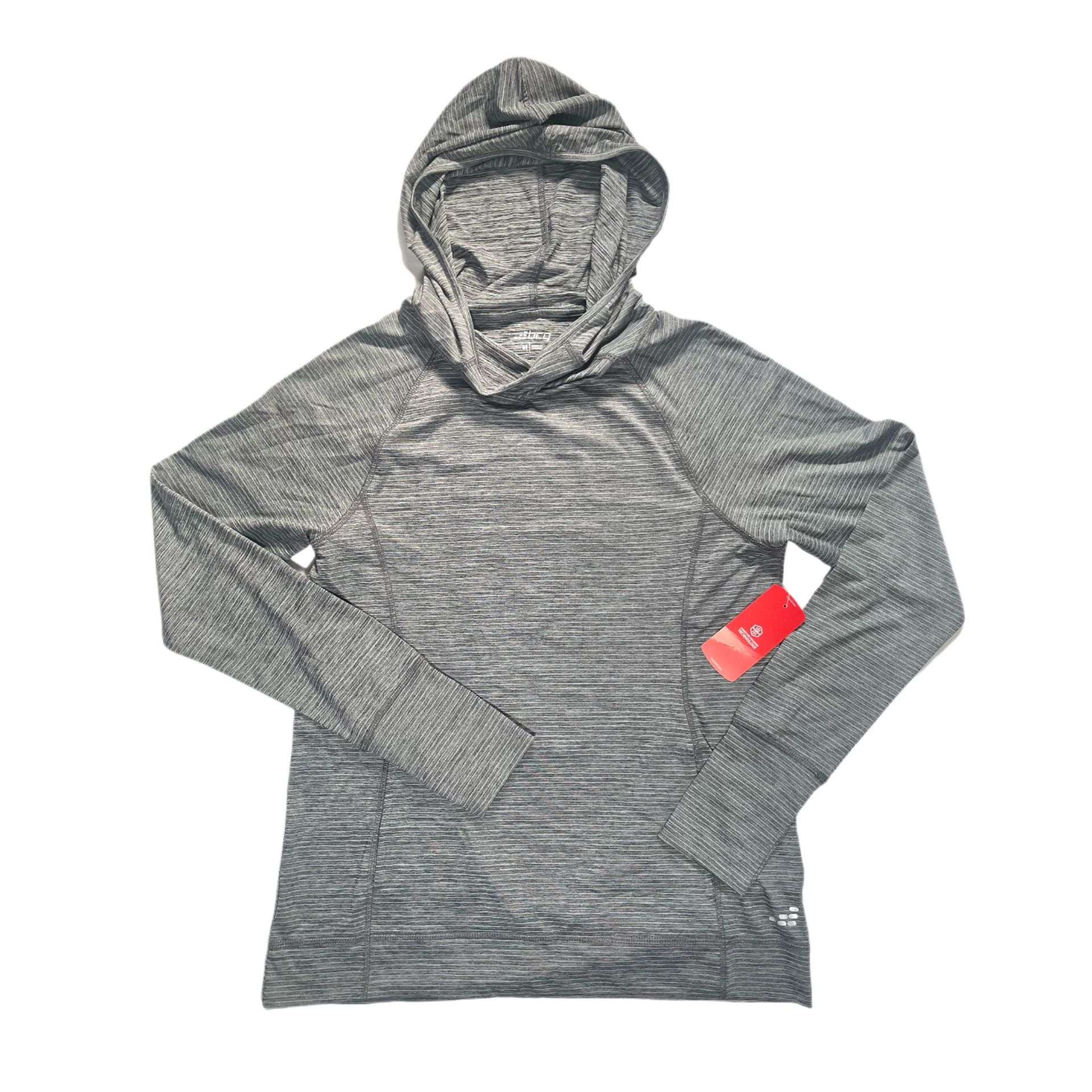 BCG Women’s Training Hoodie Moisture Wicking Heather Gray & White Medium 098223