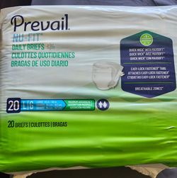 Large Prevail briefs and underwear