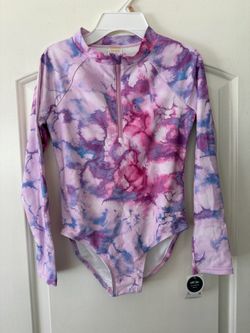 Long sleeve bathing suit size 12 girls