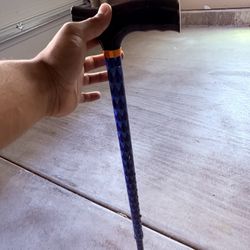 Blue Walking Cane