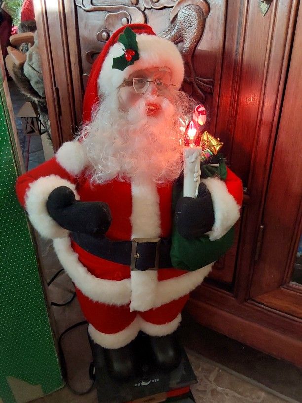 Vintage Animated Santa
