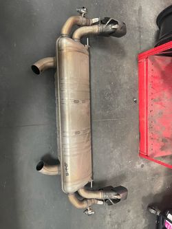 2011-13 BMW  X5 xDrive35i exhaust muffler