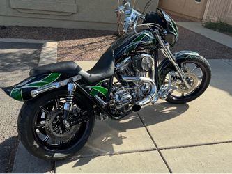 2013 full custom build FXR style motorcycle