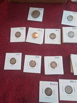 Collectible Coins Mercury Dimes