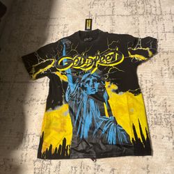 Black & yellow Godspeed NYC cotton t-shirt 