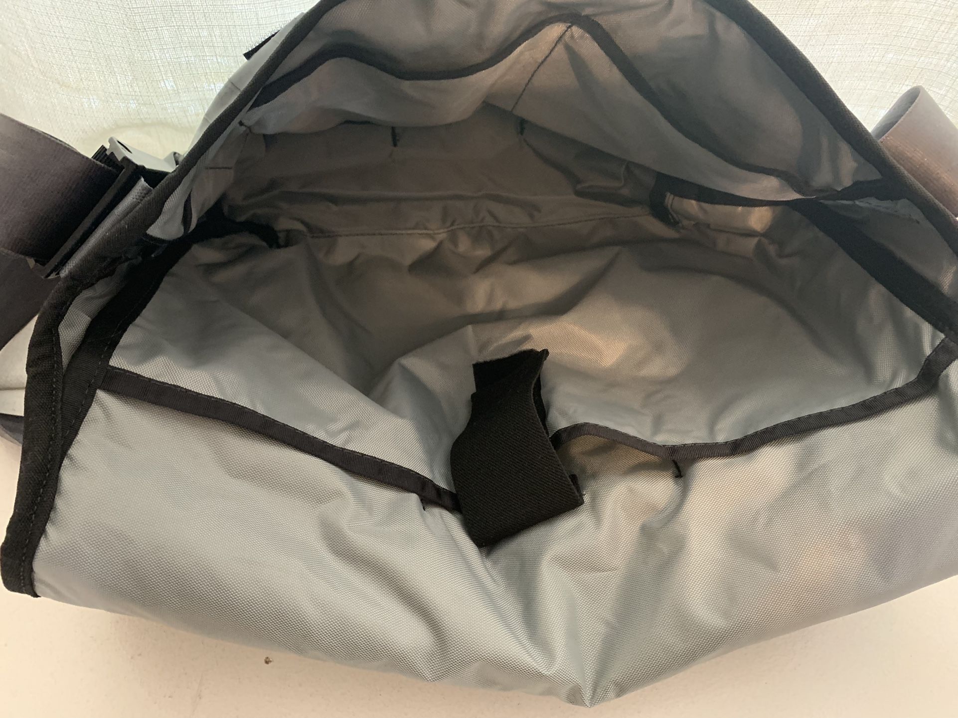 Messenger Bag Handmade From Recycled Bicycle Tires And Seatbelt By Alchemy Goods for Sale in