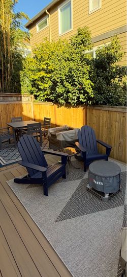 2 Polywood Adirondack Chairs