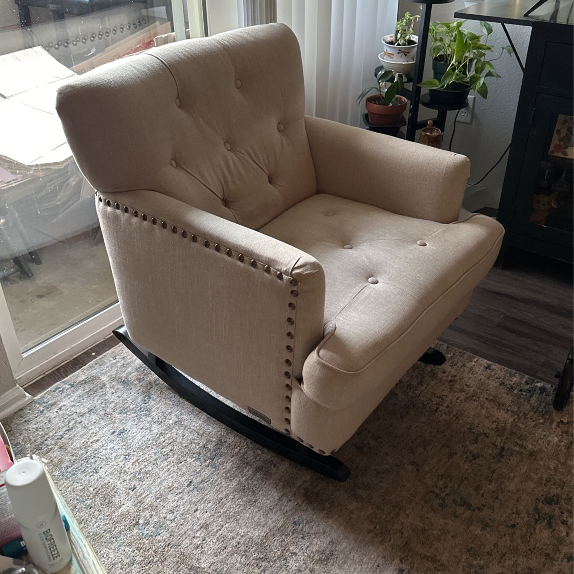 Fabric Rocking Chair 