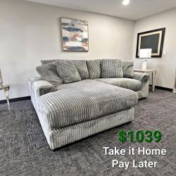 LINDYN FOG 2-PIECE LAF SOFA CHAISE