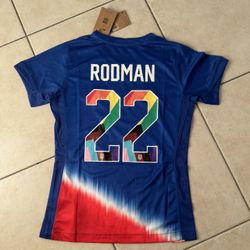 🔥 USWNT Trinity Rodman #22 Nike Jersey – Pride Edition (New)