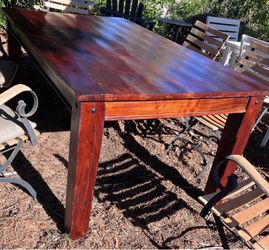 Dining table, solid Mesquite wood 70 x 40