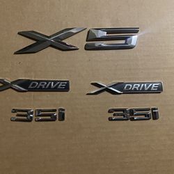 BMW E70 X5 Emblem Badges
