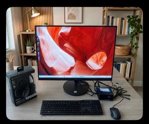 Complete Computer Acer Desktop Bundle!!! Monitor, Keyboard,Mouse, Bluetooth Headset