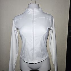 White Sports Sweater