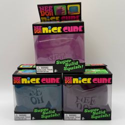 Schylling - NeeDoh Nice Cube - (Available in Pink, Blue, or Purple)