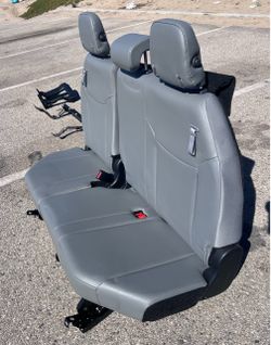 2021-2025 Toyota Sienna Third Row Rear Split Bench Seat Set Gray OEM