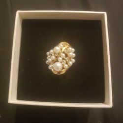 Women's Pearl Fashion Ring