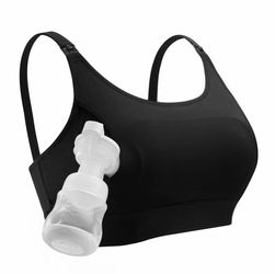Momcozy Hands Free Pumping and Nursing Bra Small