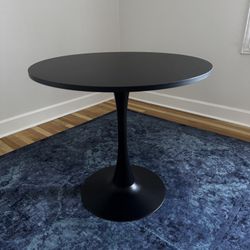 ROUND COFFEE TABLE 31.5 INCH MATTE BLACK