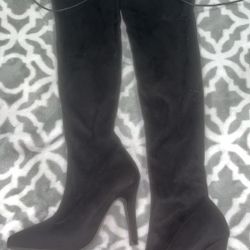 Brand New Black Thigh High Boots Size 5.5