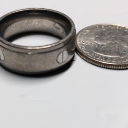 Tungsten Ring Nuts & Bolts, Size 9