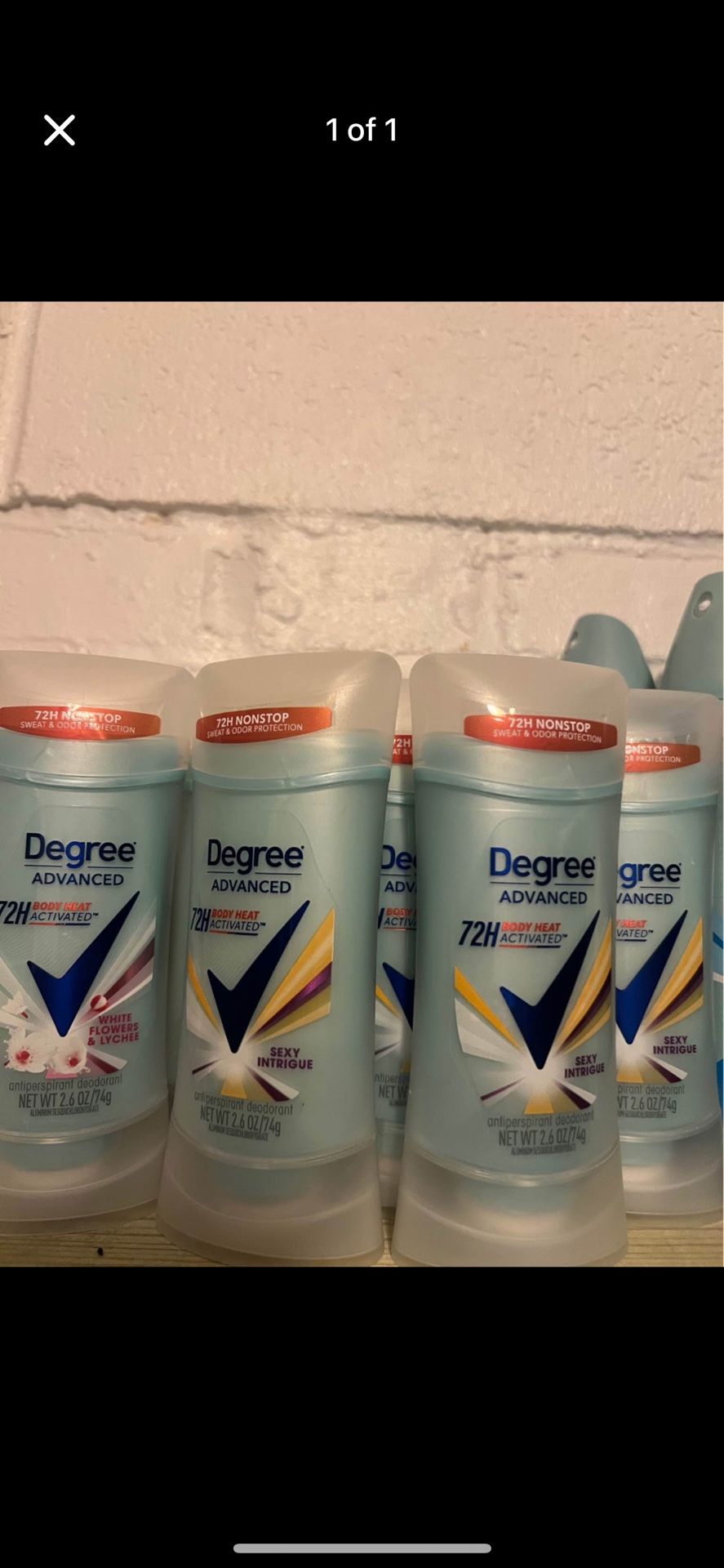 Degree Deodorant Or Spray $5 Each