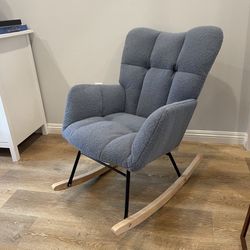 Blue Rocking Chair - Like New