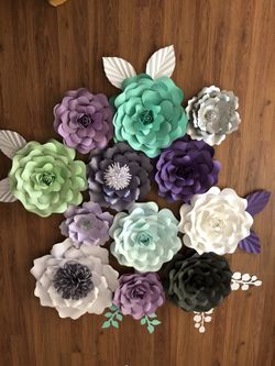 Flores de papel