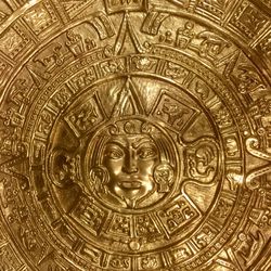 Large Aztec Calendar - 18¾" diameter wall decor Thumbnail