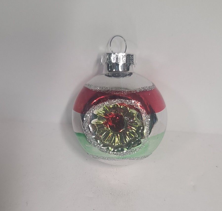 Beautiful Vintage Mercury Glass Christmas Ornament