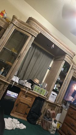 Wooden Entertainment Center