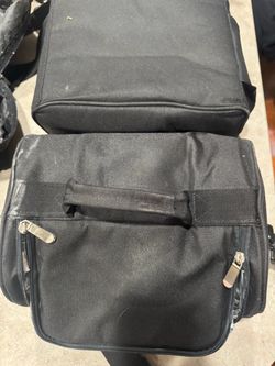 Black Zipper Lunch Bag/Backpack