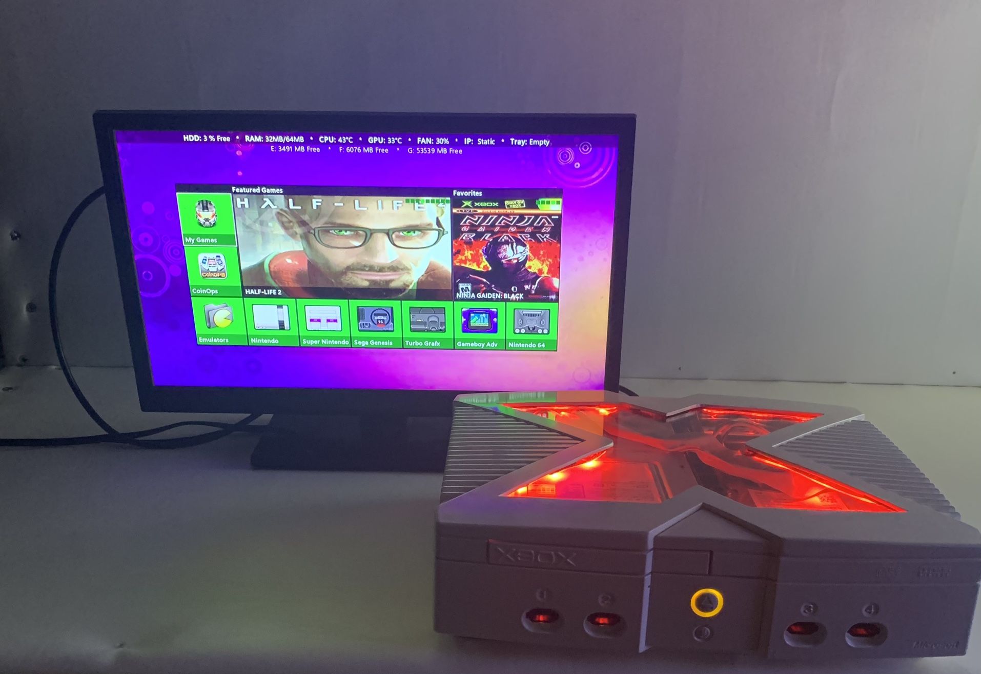 Custom Original Xbox Over 15,000 Games 