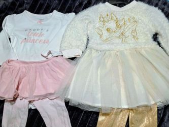 Baby Girl Clothing Bundle 4 Pieces