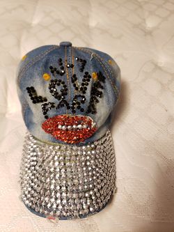 Rhinestones Jean Hat