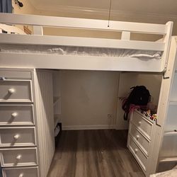 Twin loft bed
