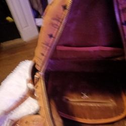 Large Leather Backpack Mcm