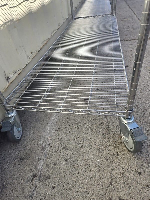 U Line Brand Metal Wire Rack With 4 Adjustable Shelves 