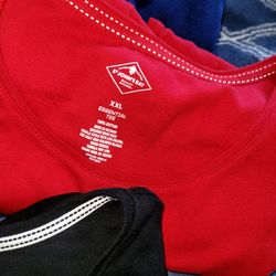 Red 2XL Quality Shirt=$4