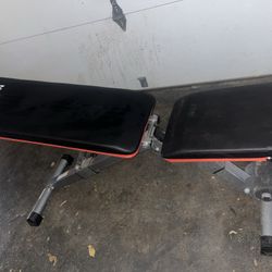 Foldable Dumbbell Bench Weight Training Fitness Incline Bench Adjustable Workout