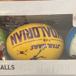 NWT Star Wars The Mandalorian Set Of 3 Sporty Balls 