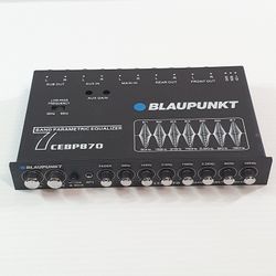 BLAUPUNKT Car Audio CEBP870 7 Band Equalizer Preamp 7 Volt Out Sub Control.