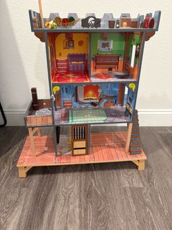 Pirate Themed Wooden Dollhouse Playset