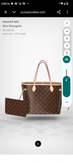 Louis Vuitton Monogram Neverfull purse & change purse