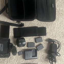 Canon M50 Mirrorless With Kit Lens And Extras 